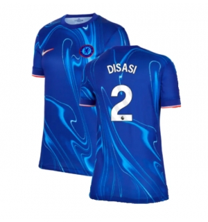 Chelsea Axel Disasi #2 Hjemmedrakt Dame 2024-25 Kortermet