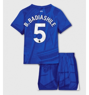 Chelsea Benoit Badiashile #5 Hjemmedraktsett Barn 2025-26 Kortermet (+ Korte bukser)