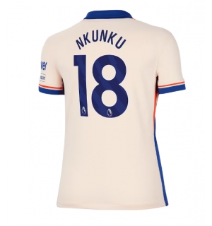Chelsea Christopher Nkunku #18 Bortedrakt Dame 2024-25 Kortermet