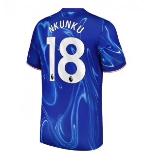 Chelsea Christopher Nkunku #18 Hjemmedrakt 2024-25 Kortermet