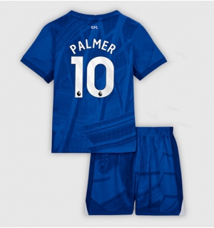 Chelsea Cole Palmer #10 Hjemmedraktsett Barn 2025-26 Kortermet (+ Korte bukser)
