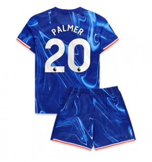 Chelsea Cole Palmer #20 Hjemmedraktsett Barn 2024-25 Kortermet (+ Korte bukser)