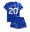 Chelsea Cole Palmer #20 Hjemmedraktsett Barn 2024-25 Kortermet (+ Korte bukser)