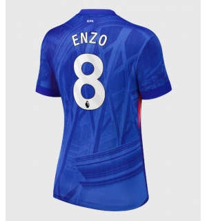 Chelsea Enzo Fernandez #8 Hjemmedrakt Dame 2025-26 Kortermet