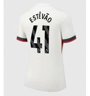 Chelsea Estevao Willian #41 Bortedrakt Dame 2025-26 Kortermet