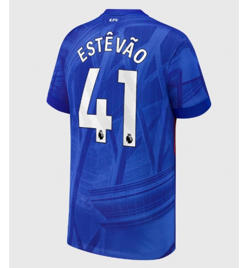 Chelsea Estevao Willian #41 Hjemmedrakt 2025-26 Kortermet Chelsea Estevao Willian #41 Hjemmedrakt 2025-26 Kortermet