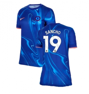 Chelsea Jadon Sancho #19 Hjemmedrakt Dame 2024-25 Kortermet