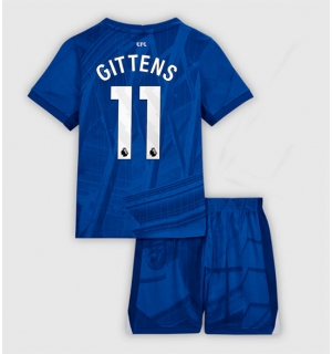 Chelsea Jamie Gittens #11 Hjemmedraktsett Barn 2025-26 Kortermet (+ Korte bukser)