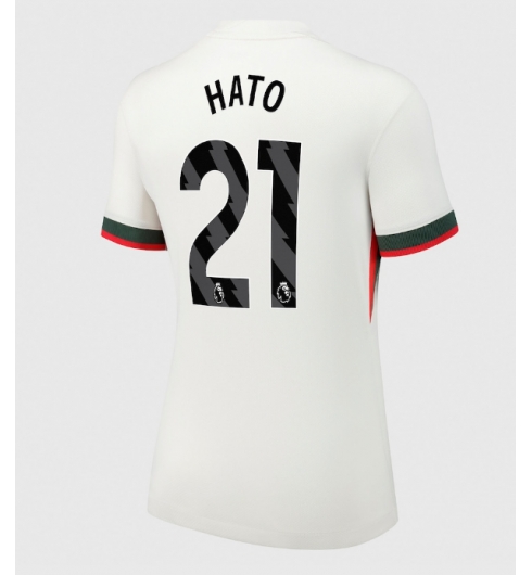 Chelsea Jorrel Hato #21 Bortedrakt Dame 2025-26 Kortermet Chelsea Jorrel Hato #21 Bortedrakt Dame 2025-26 Kortermet