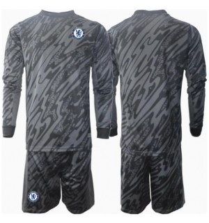 Chelsea Keeper Bortedraktsett Barn 2024-25 Langermet (+ Korte bukser)