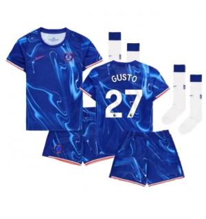 Chelsea Malo Gusto #27 Hjemmedraktsett Barn 2024-25 Kortermet (+ Korte bukser)