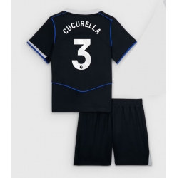 Chelsea Marc Cucurella #3 Tredjedraktsett Barn 2025-26 Kortermet (+ Korte bukser)