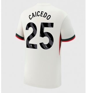 Chelsea Moises Caicedo #25 Bortedrakt 2025-26 Kortermet