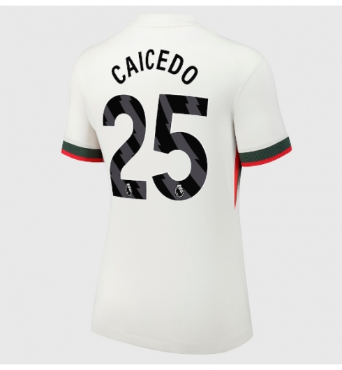 Chelsea Moises Caicedo #25 Bortedrakt Dame 2025-26 Kortermet Chelsea Moises Caicedo #25 Bortedrakt Dame 2025-26 Kortermet