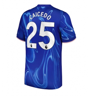 Chelsea Moises Caicedo #25 Hjemmedrakt 2024-25 Kortermet