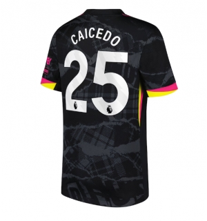 Chelsea Moises Caicedo #25 Tredjedrakt 2024-25 Kortermet