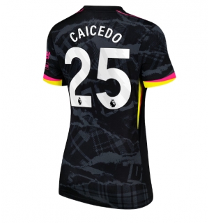 Chelsea Moises Caicedo #25 Tredjedrakt Dame 2024-25 Kortermet