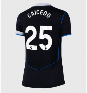 Chelsea Moises Caicedo #25 Tredjedrakt Dame 2025-26 Kortermet