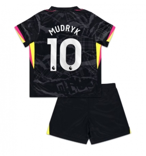 Chelsea Mykhailo Mudryk #10 Tredjedraktsett Barn 2024-25 Kortermet (+ Korte bukser)