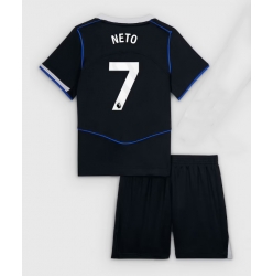 Chelsea Pedro Neto #7 Tredjedraktsett Barn 2025-26 Kortermet (+ Korte bukser)
