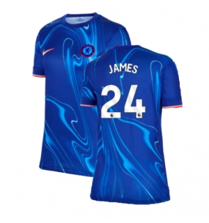 Chelsea Reece James #24 Hjemmedrakt Dame 2024-25 Kortermet