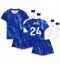 Chelsea Reece James #24 Hjemmedraktsett Barn 2024-25 Kortermet (+ Korte bukser)
