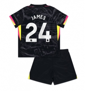Chelsea Reece James #24 Tredjedraktsett Barn 2024-25 Kortermet (+ Korte bukser)