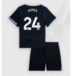 Chelsea Reece James #24 Tredjedraktsett Barn 2025-26 Kortermet (+ Korte bukser)