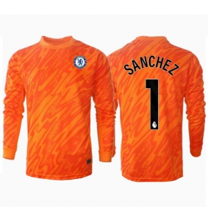 Chelsea Robert Sanchez #1 Keeper Hjemmedrakt 2024-25 Langermet