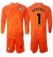 Chelsea Robert Sanchez #1 Keeper Hjemmedraktsett Barn 2024-25 Langermet (+ Korte bukser)