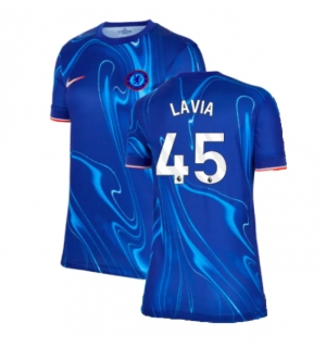 Chelsea Romeo Lavia #45 Hjemmedrakt Dame 2024-25 Kortermet