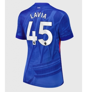 Chelsea Romeo Lavia #45 Hjemmedrakt Dame 2025-26 Kortermet