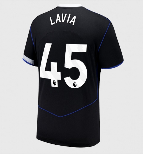 Chelsea Romeo Lavia #45 Tredjedrakt 2025-26 Kortermet Chelsea Romeo Lavia #45 Tredjedrakt 2025-26 Kortermet
