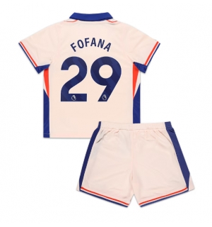 Chelsea Wesley Fofana #29 Bortedraktsett Barn 2024-25 Kortermet (+ Korte bukser)