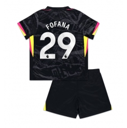 Chelsea Wesley Fofana #29 Tredjedraktsett Barn 2024-25 Kortermet (+ Korte bukser)