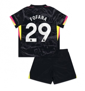 Chelsea Wesley Fofana #29 Tredjedraktsett Barn 2024-25 Kortermet (+ Korte bukser)
