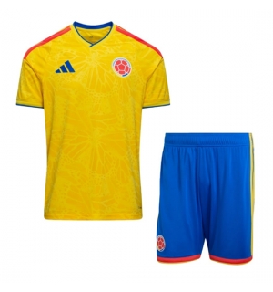 Colombia Hjemmedraktsett Barn VM 2026 Kortermet (+ Korte bukser)
