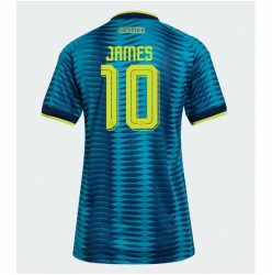 Colombia James Rodriguez #10 Bortedrakt Dame VM 2026 Kortermet