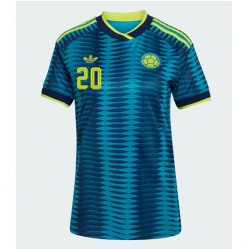 Colombia Juan Fernando Quintero #20 Bortedrakt Dame VM 2026 Kortermet