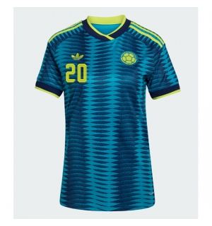 Colombia Juan Fernando Quintero #20 Bortedrakt Dame VM 2026 Kortermet