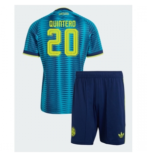 Colombia Juan Fernando Quintero #20 Bortedraktsett Barn VM 2026 Kortermet (+ Korte bukser)