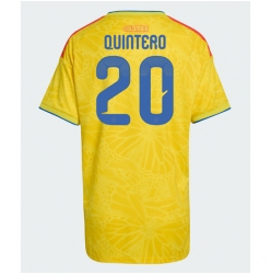 Colombia Juan Fernando Quintero #20 Hjemmedrakt Dame VM 2026 Kortermet