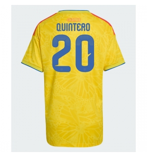 Colombia Juan Fernando Quintero #20 Hjemmedrakt Dame VM 2026 Kortermet