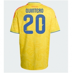 Colombia Juan Fernando Quintero #20 Hjemmedrakt VM 2026 Kortermet