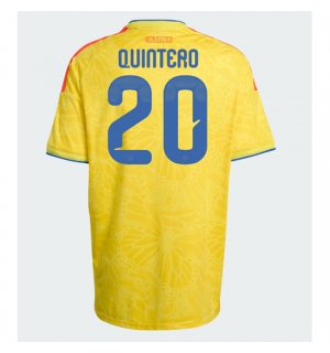 Colombia Juan Fernando Quintero #20 Hjemmedrakt VM 2026 Kortermet