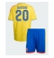 Colombia Juan Fernando Quintero #20 Hjemmedraktsett Barn VM 2026 Kortermet (+ Korte bukser)