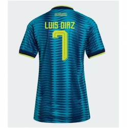 Colombia Luis Diaz #7 Bortedrakt Dame VM 2026 Kortermet