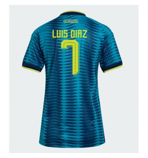 Colombia Luis Diaz #7 Bortedrakt Dame VM 2026 Kortermet