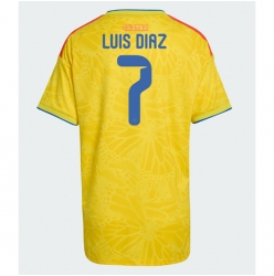 Colombia Luis Diaz #7 Hjemmedrakt Dame VM 2026 Kortermet