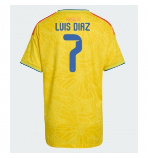 Colombia Luis Diaz #7 Hjemmedrakt Dame VM 2026 Kortermet